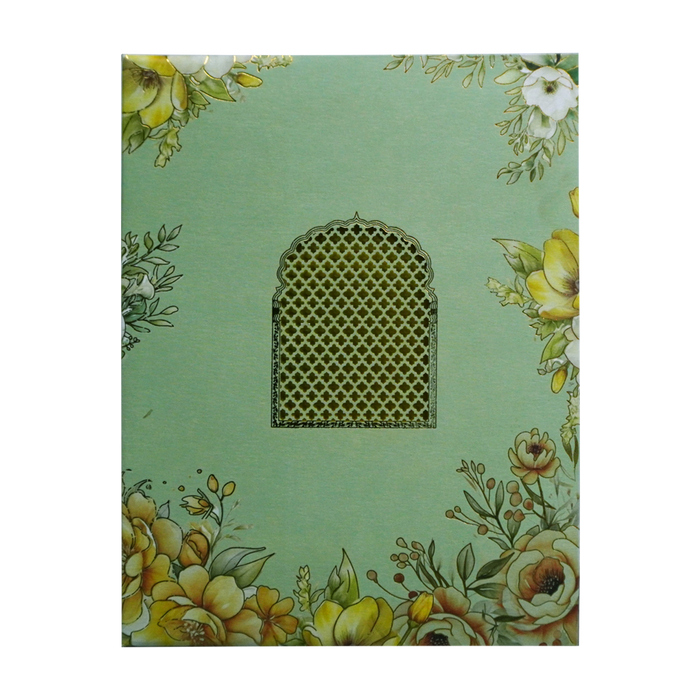 Light Forest Green Invitation-King of Cards