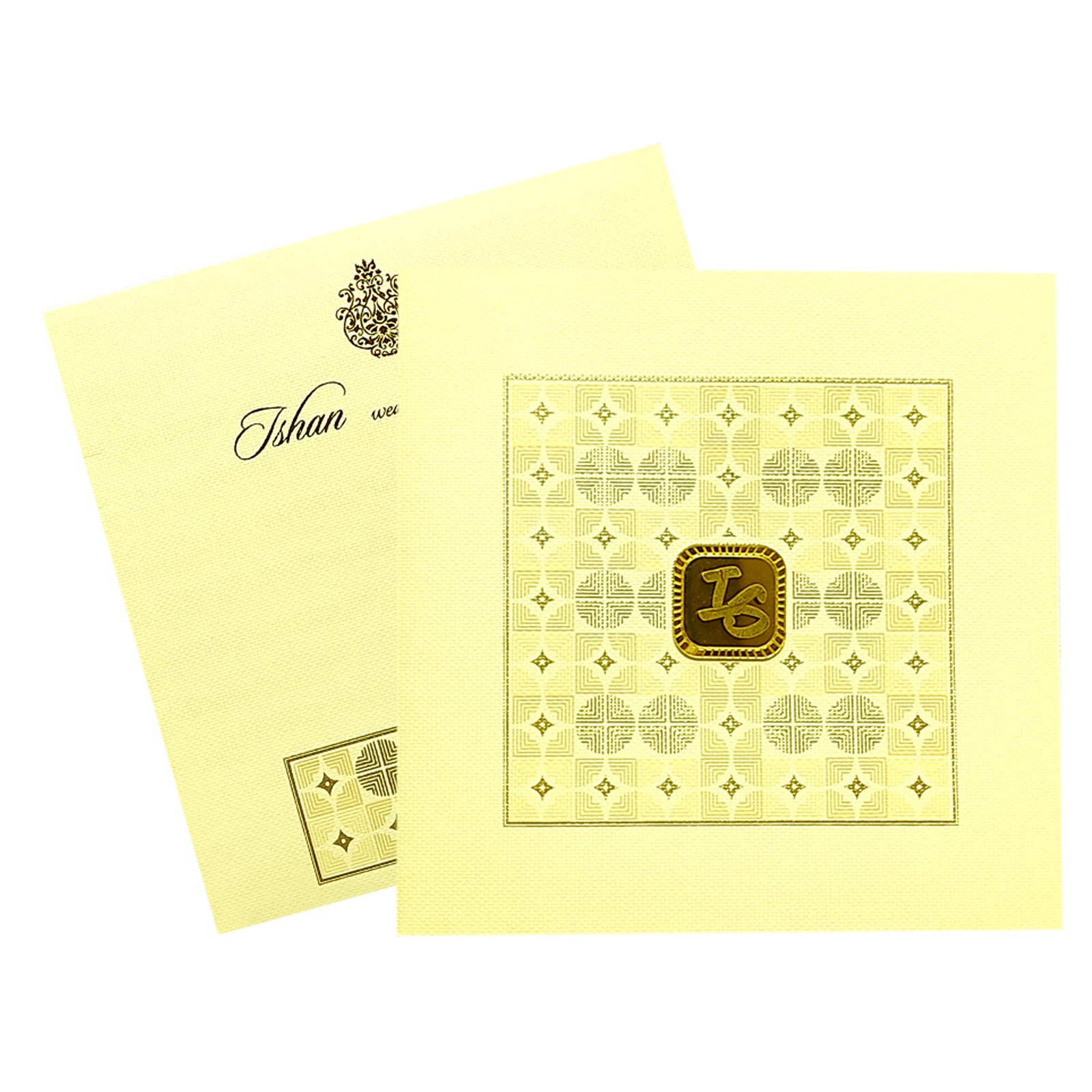 Pale Pink Dot Design Invitation-King of Cards