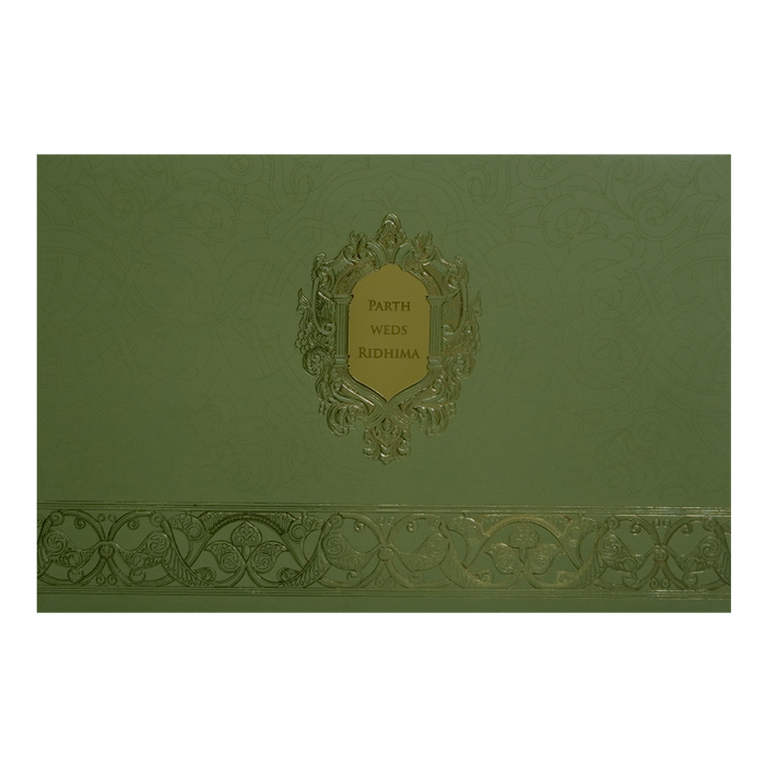 Lemon Grass Wedding Card-King of Cards