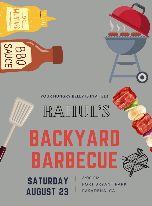 Backyard Bonanza Barbeque Party-King of Cards