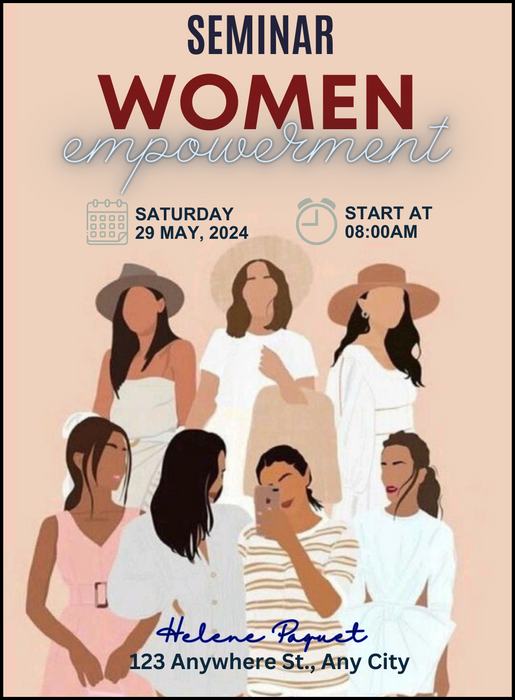 Beige Empowerment Seminar Invitation-AASMI003