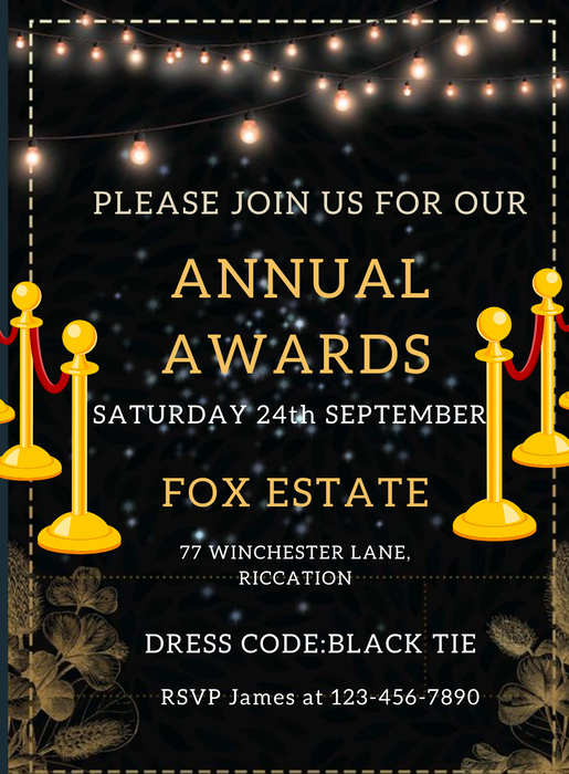 Black Radiant AWARDS Invitation-AAONY020