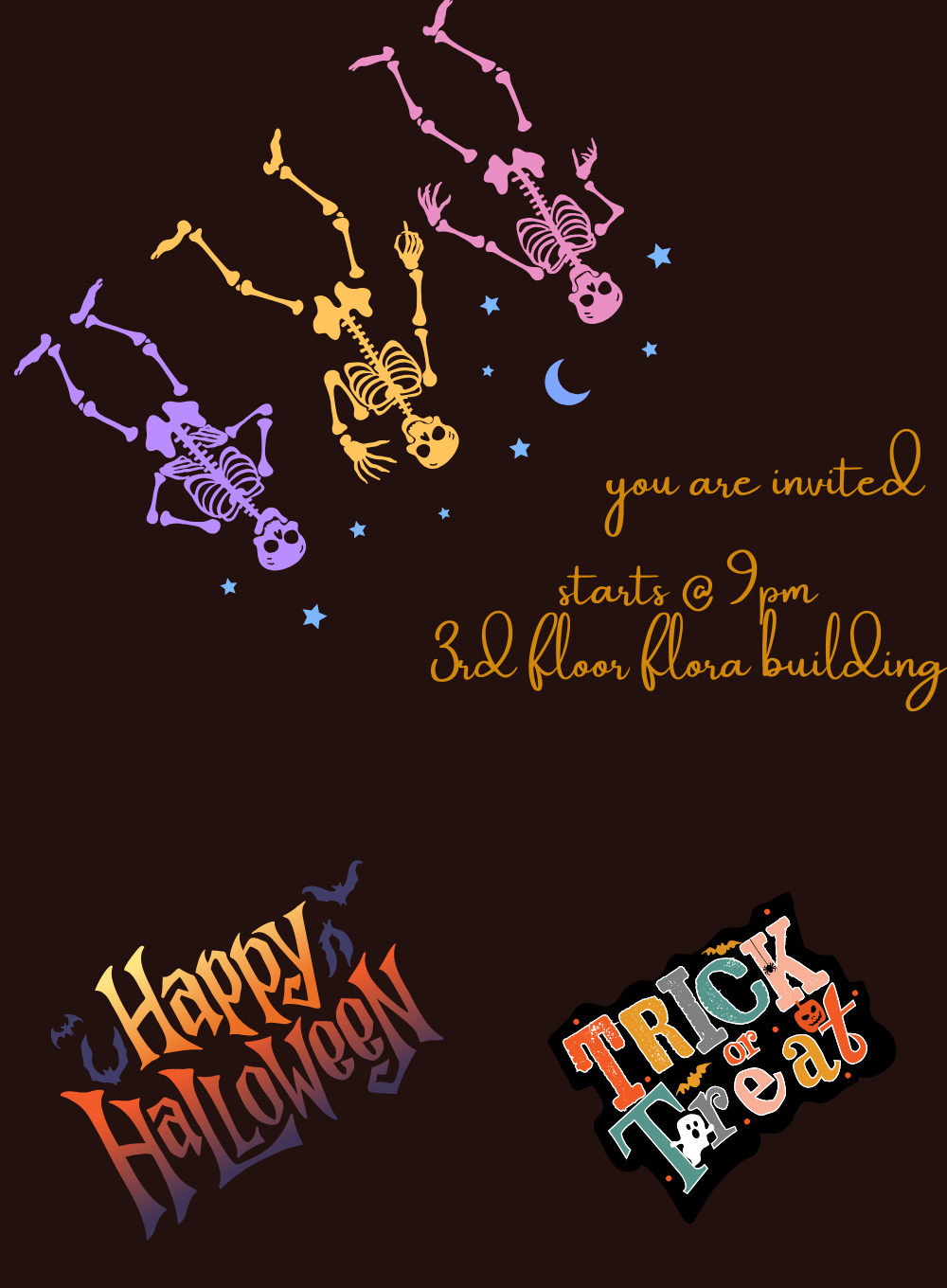 Black Skeleton Holloween-AAHOO005