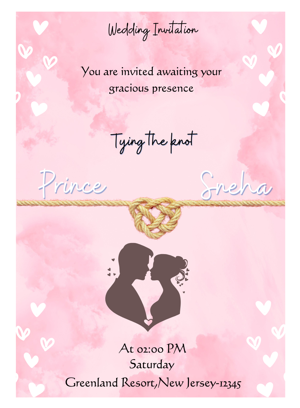 Blush and Bloom Premium Wedding Invitation-AAPWI008