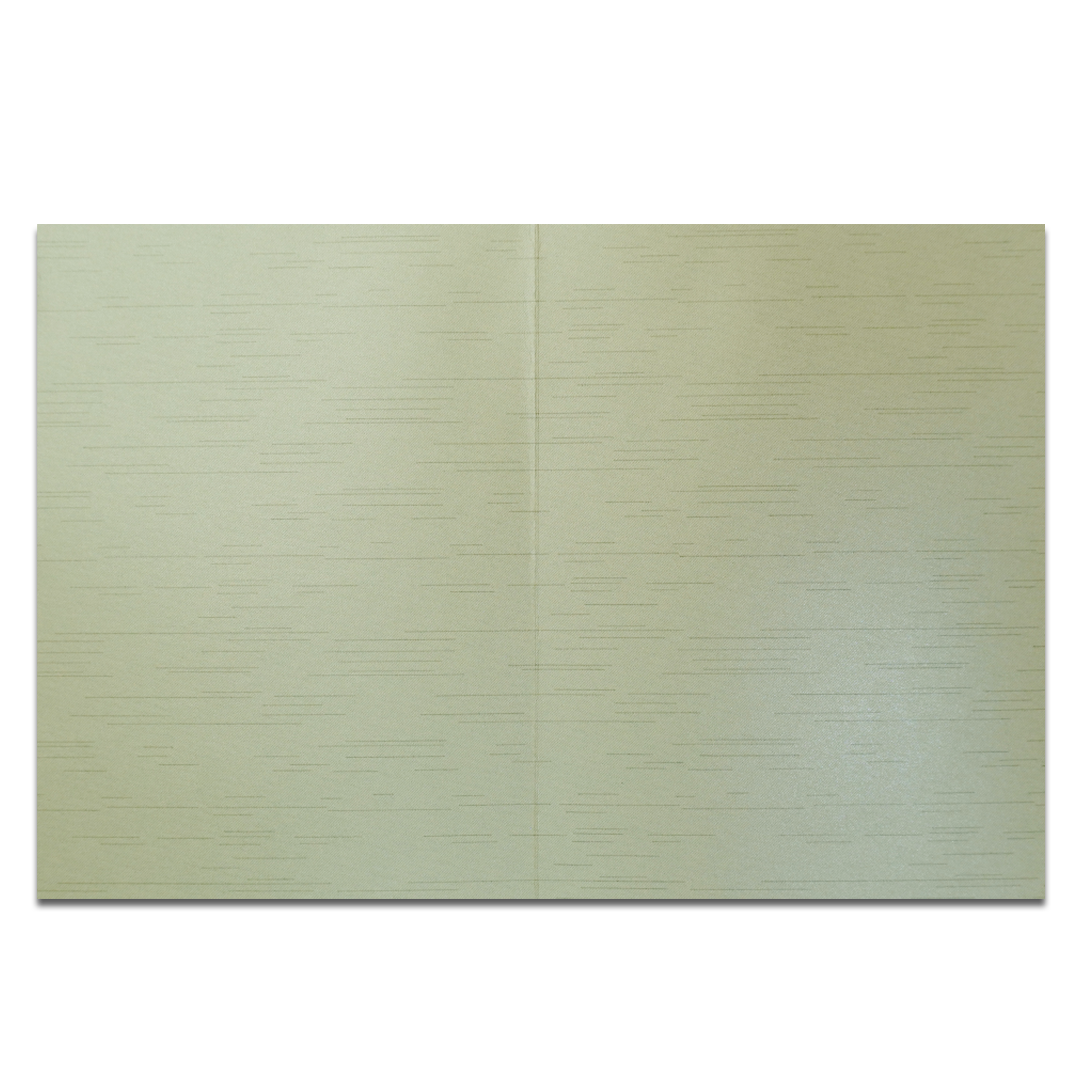 Green Gold Floral Ganesha Wedding Card-KNRM7082N