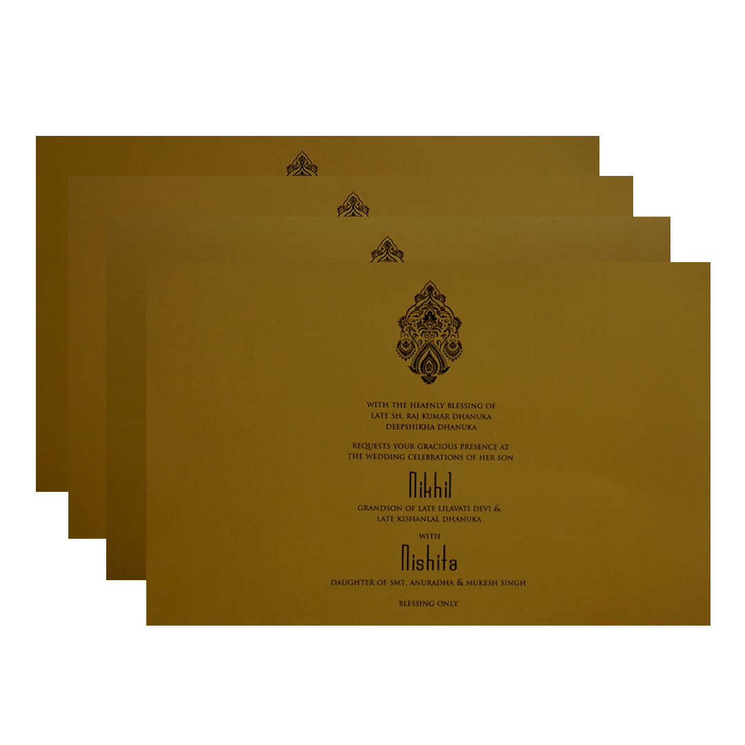 Golden Wedding Card-KPR09650