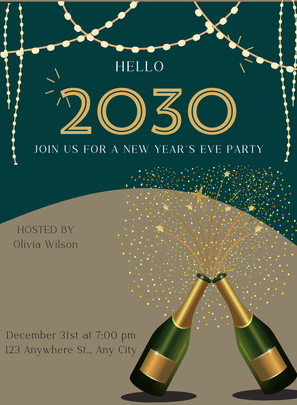 Brown Bottle New year&