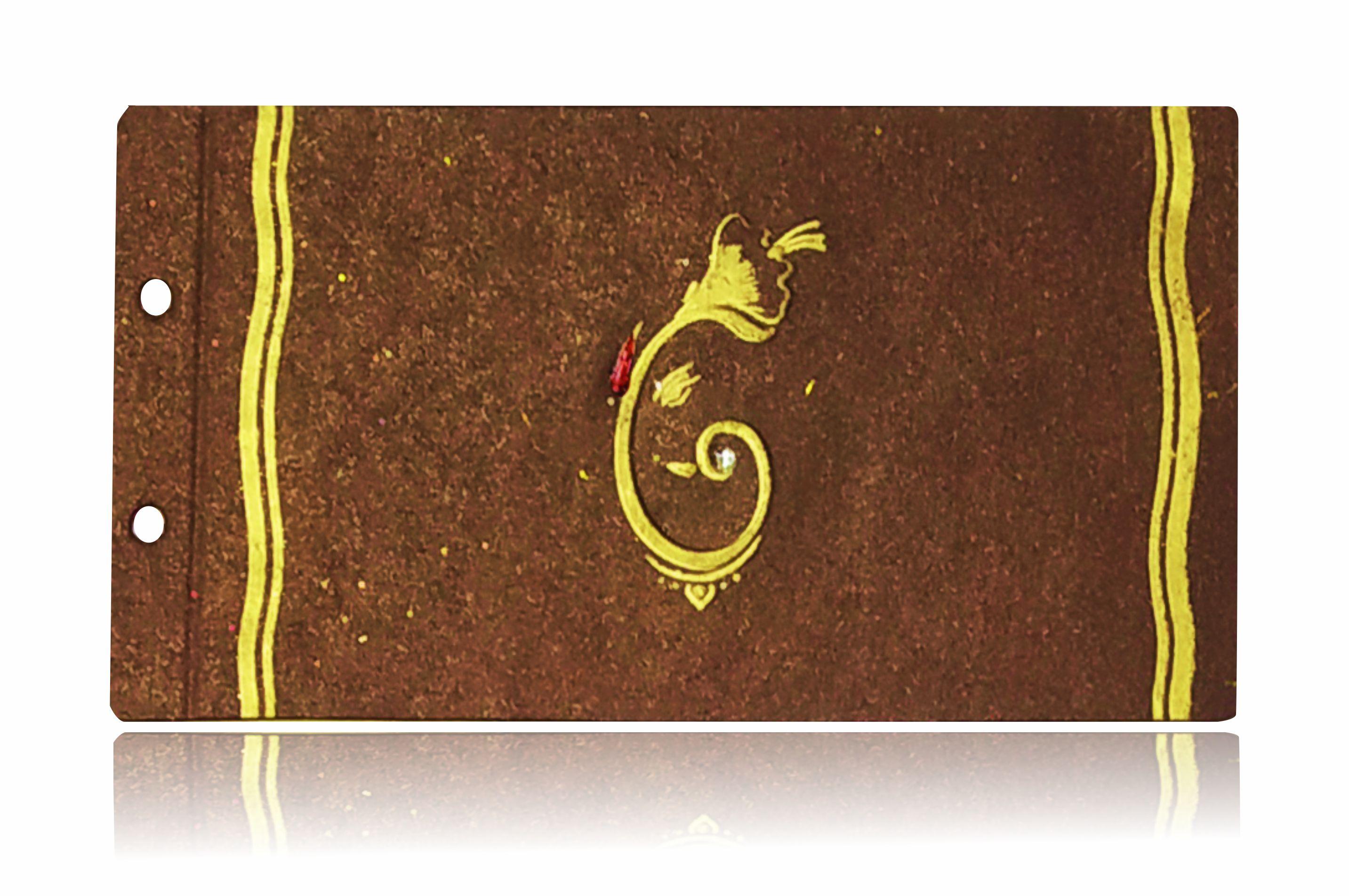 Brown Personal Invitation Card-King of Cards