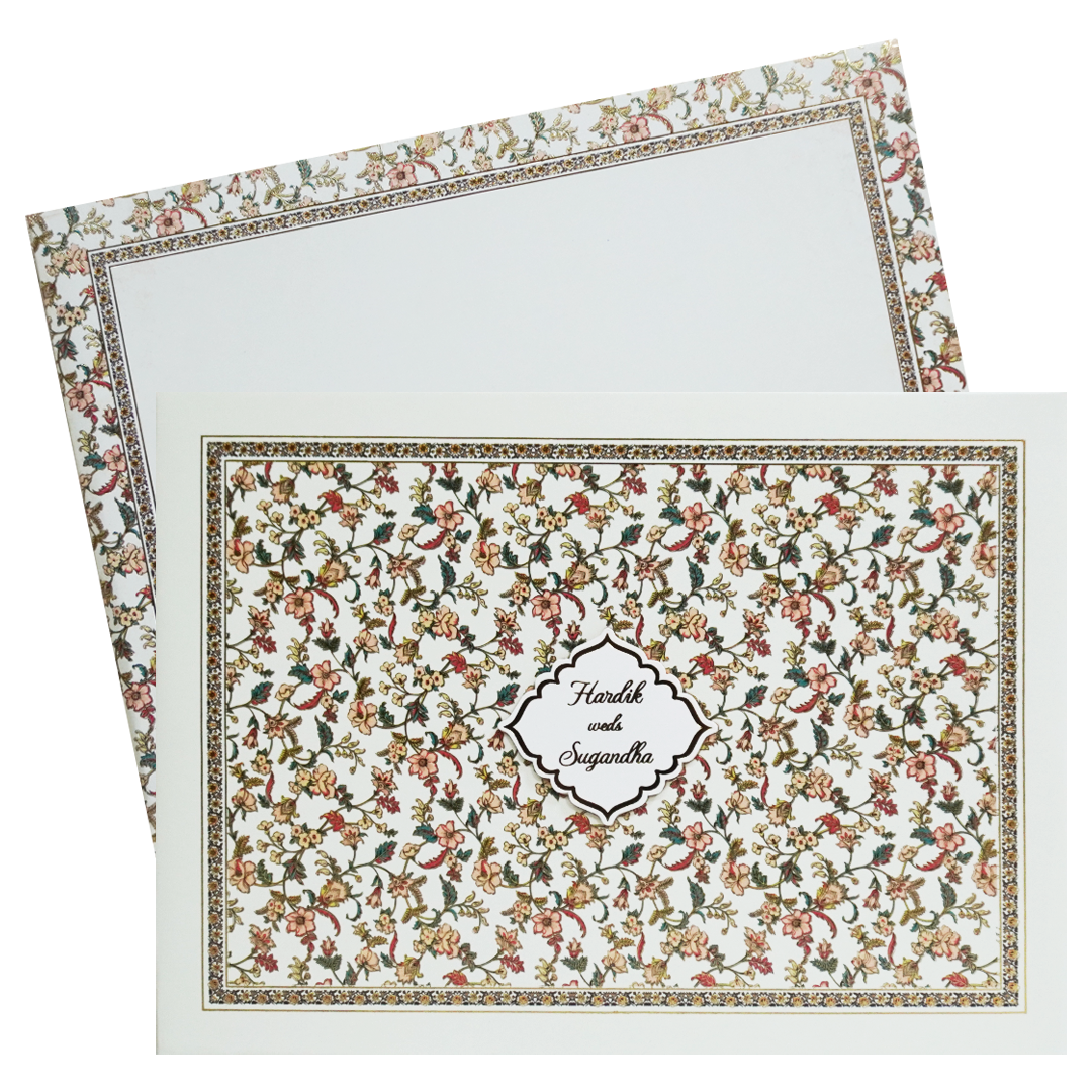 Lime Yellow Persian Marriage Invitation Card-King of Cards