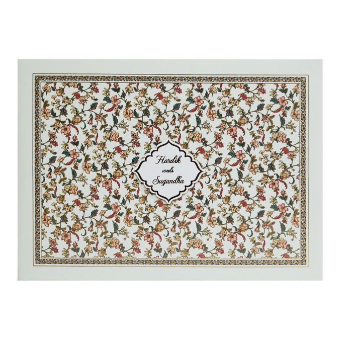 Lime Yellow Persian Marriage Invitation Card-King of Cards