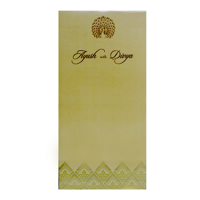 Light Beige Pattern Single Card-King of Cards