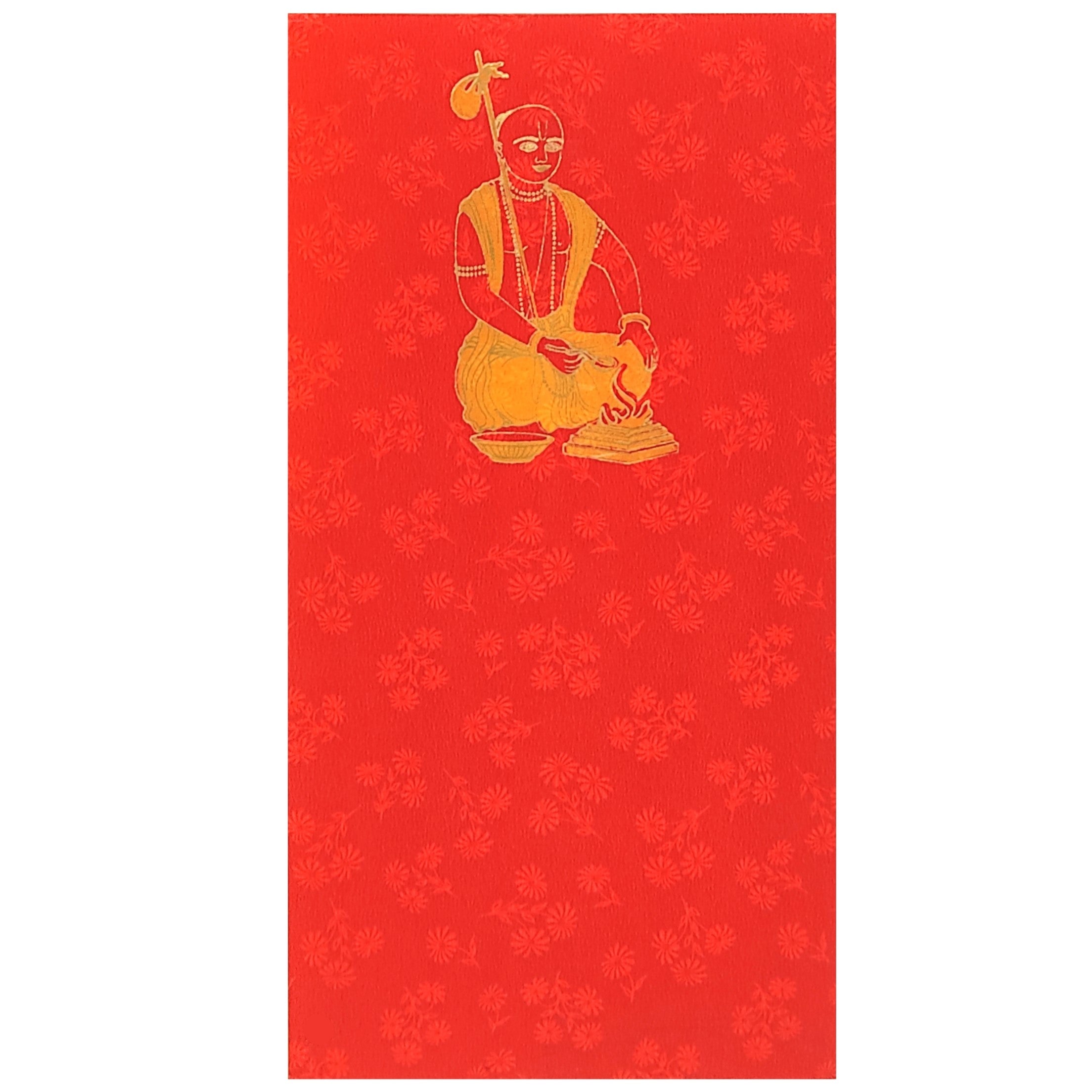 Red Threading Ceremony Invitation Card-KADS0003