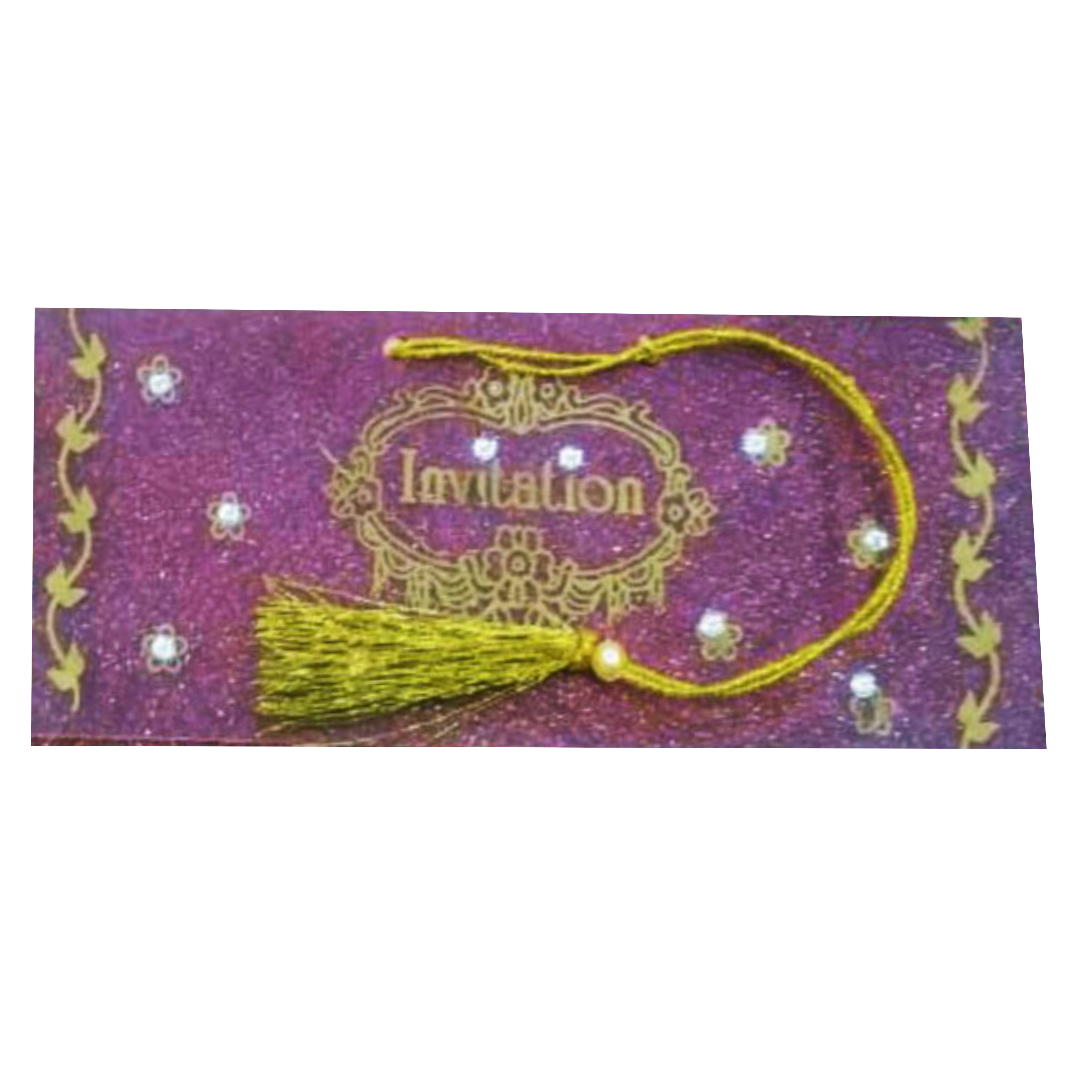 Purple Persnal Invitation Card-CXP120