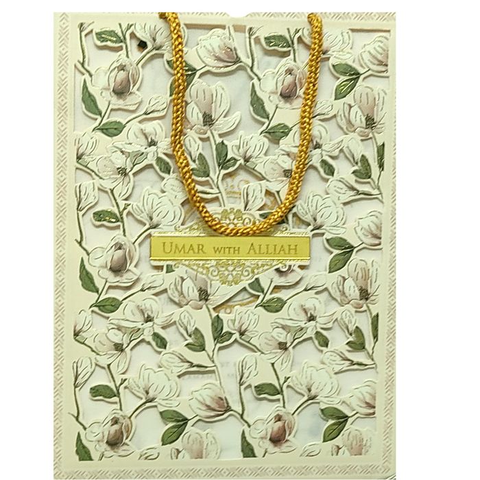 Pale Soft Pink Laser Cut Invitation-King of Cards