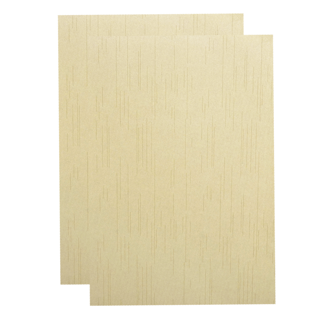Beige Shiny Door Style Wedding Card-KNKR040C