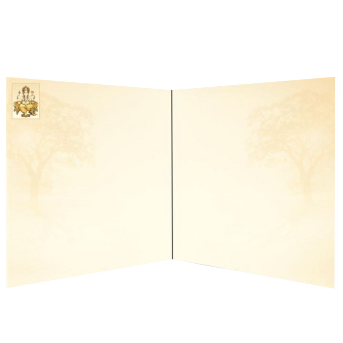 Yellow Offset Jumbo Invitation-KNKJ1082-King of Cards