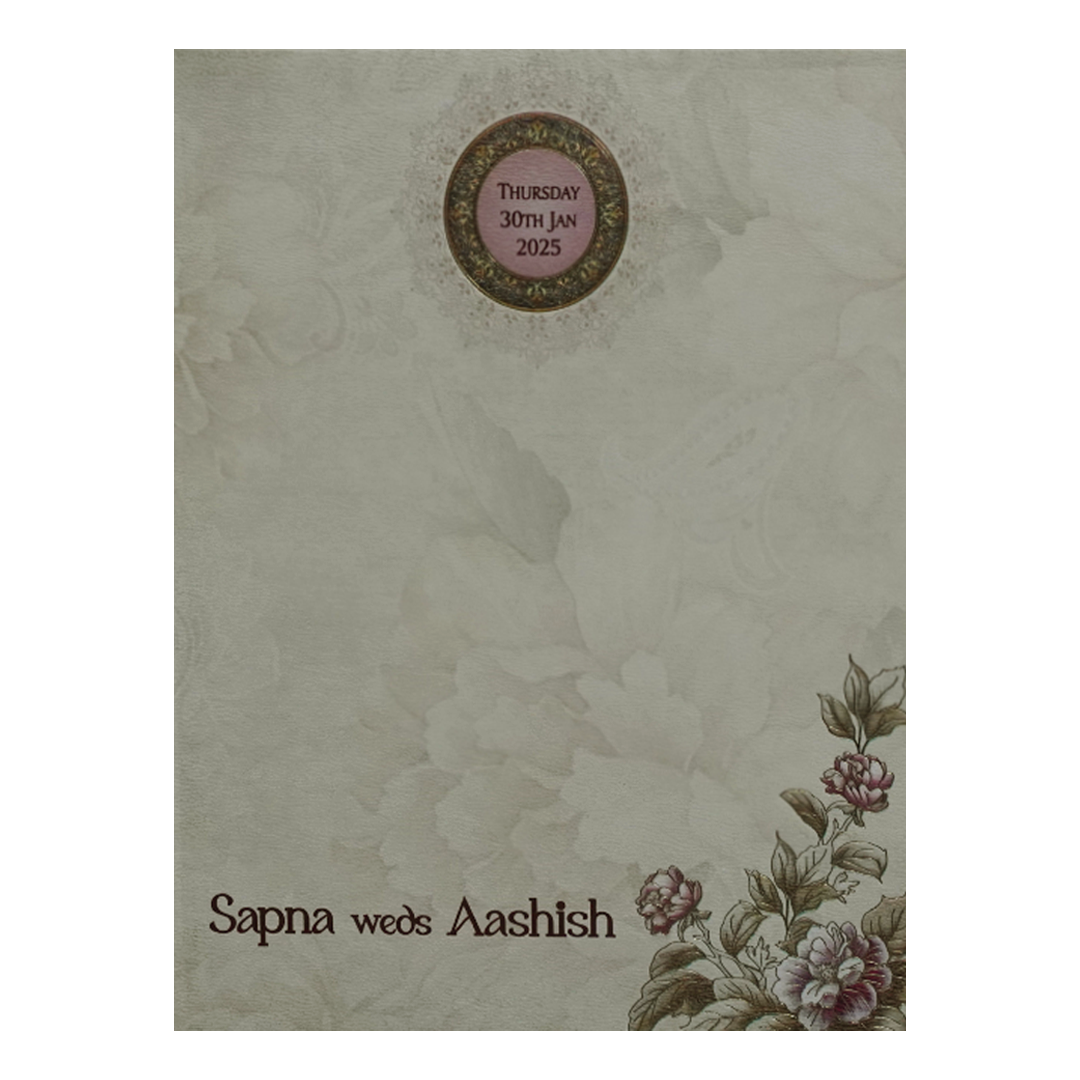 Cream Floral Invitation-KPR09830