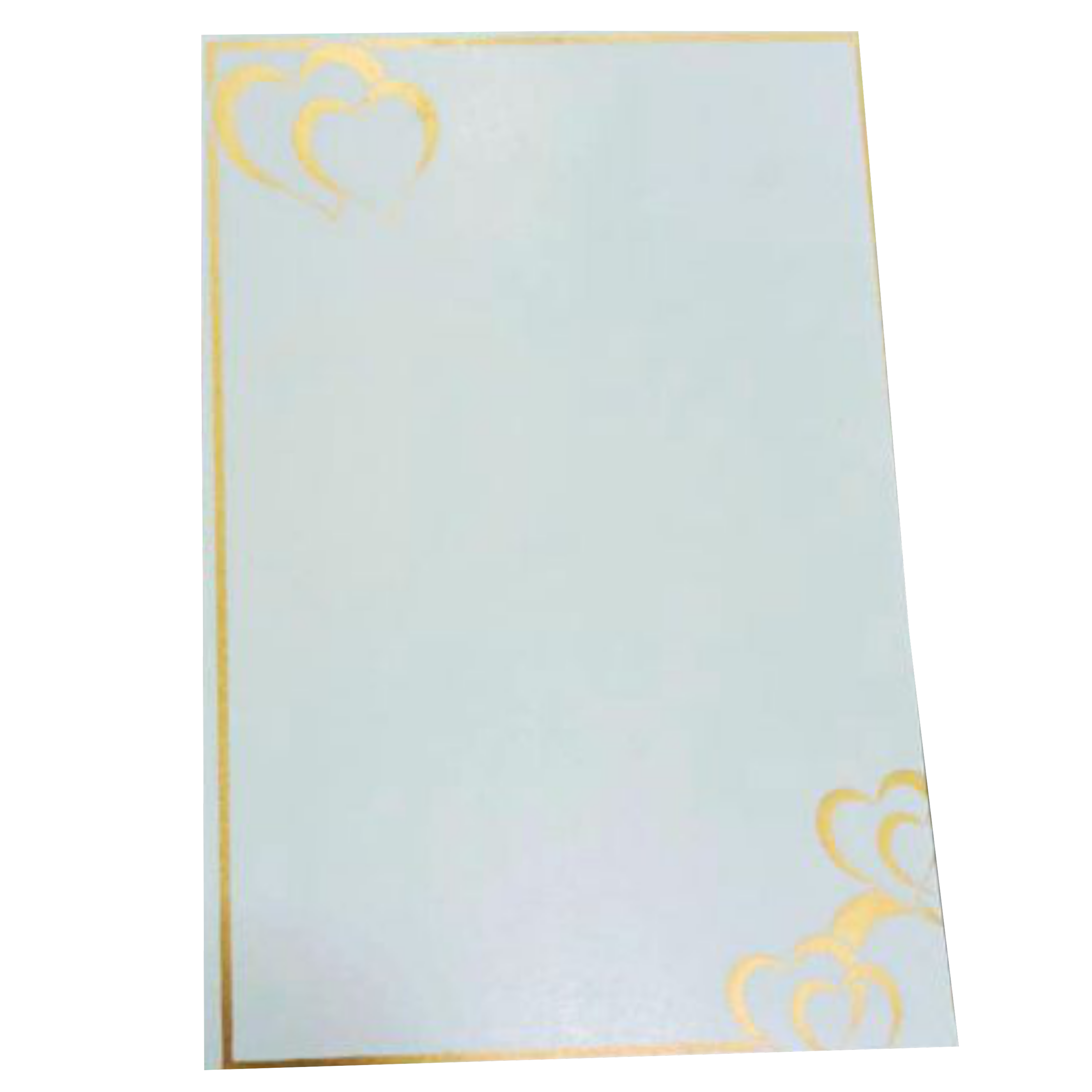 White Single Sheet Invitation Card-XP071
