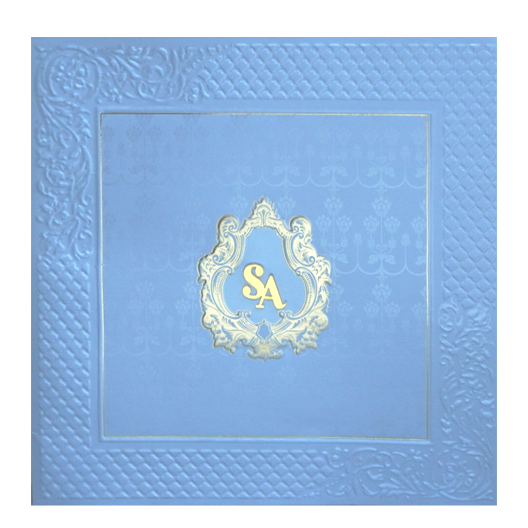Light Blue Marriage Card-KPR09100