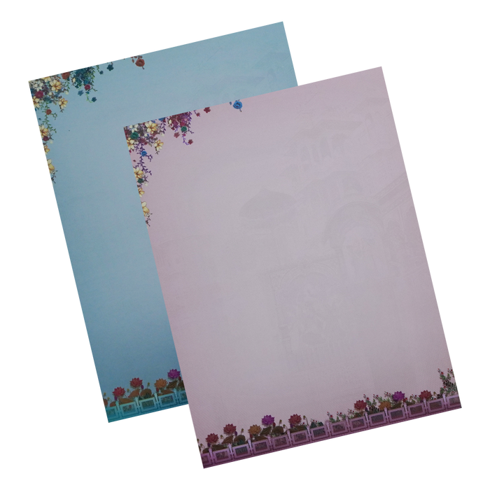 Light Blue Bride Groom Invitation Card-King of Cards