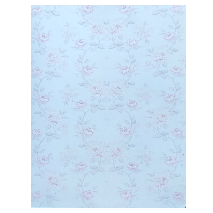 Blue Floral Twofold Wedding Card-King of Cards