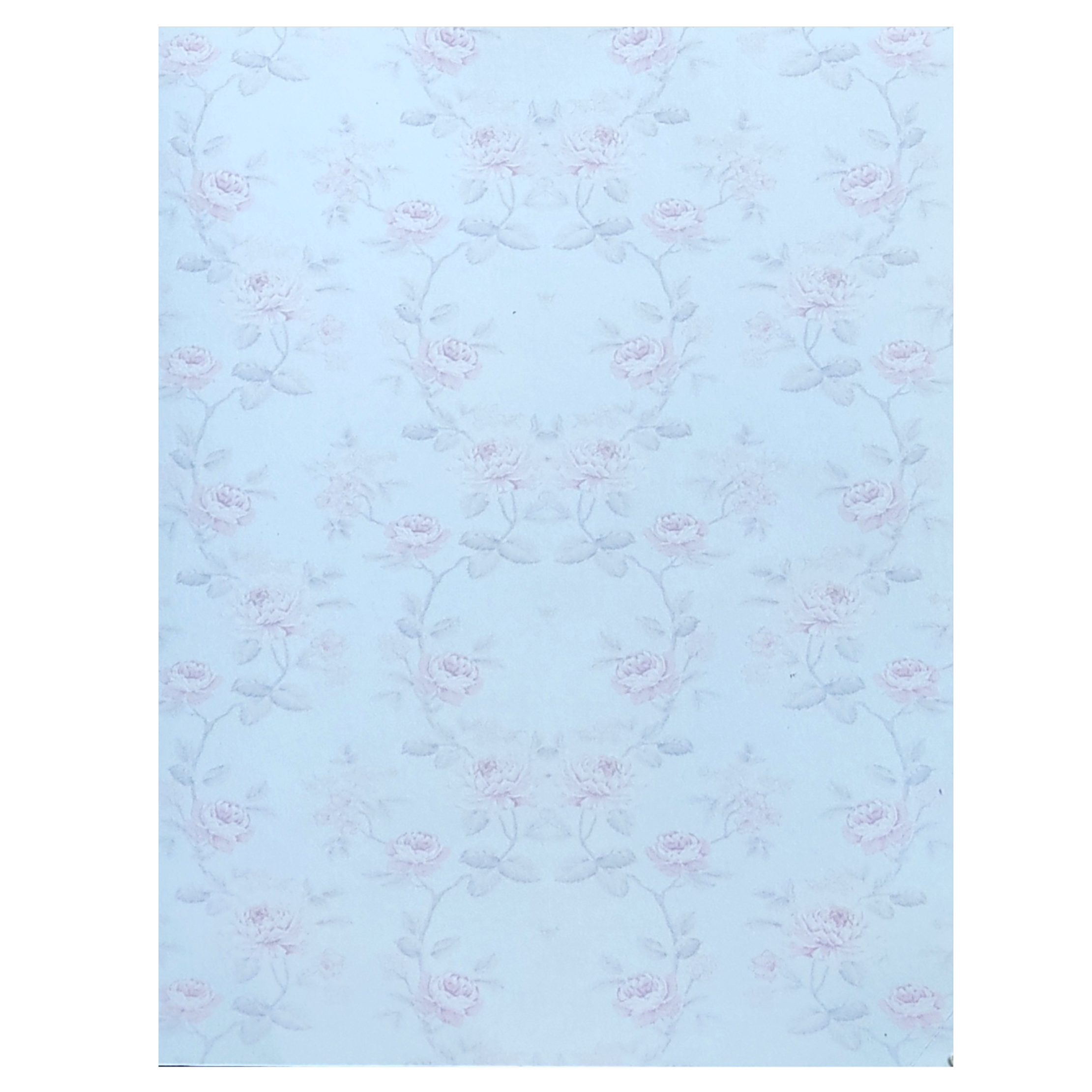 Blue Floral Twofold Wedding Card-KNKQ8304