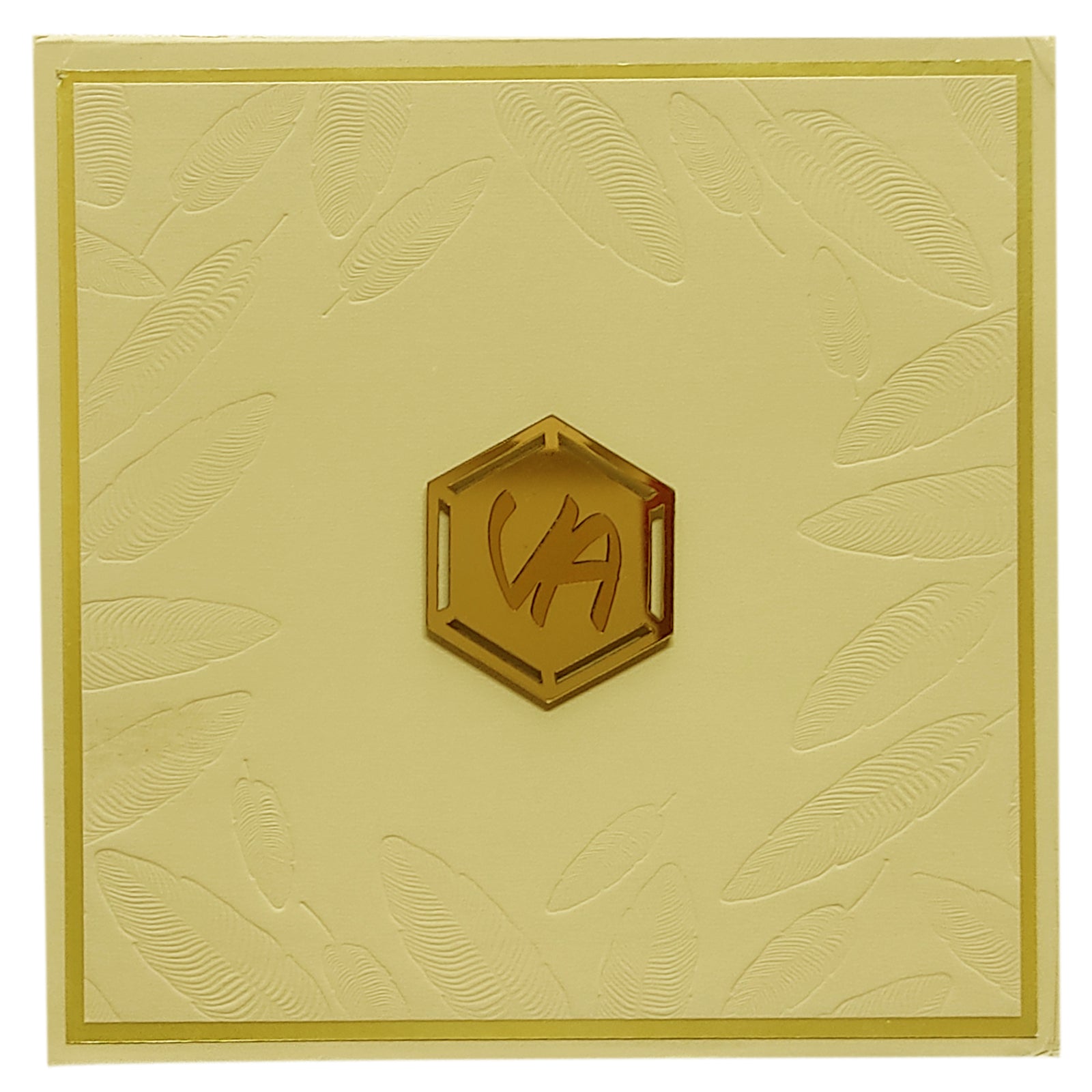 Sandal Door Padded Invitation Card-KRC29680