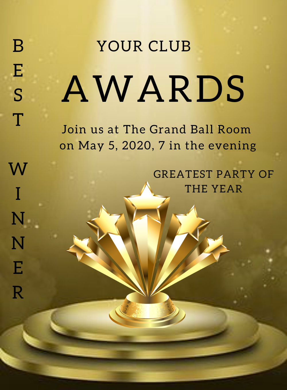 Golden Stars AWARDS Invitation-AAONY017