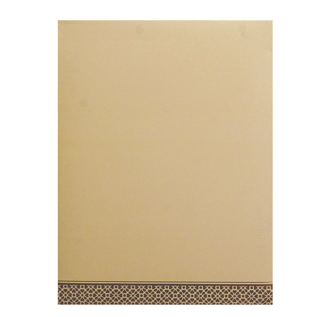 Sandal Floral Door Invitation Card-KNZ7203S