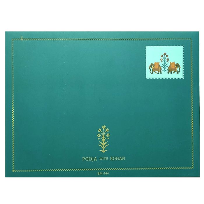 Cream Arch Padded Invitation Card-King of Cards