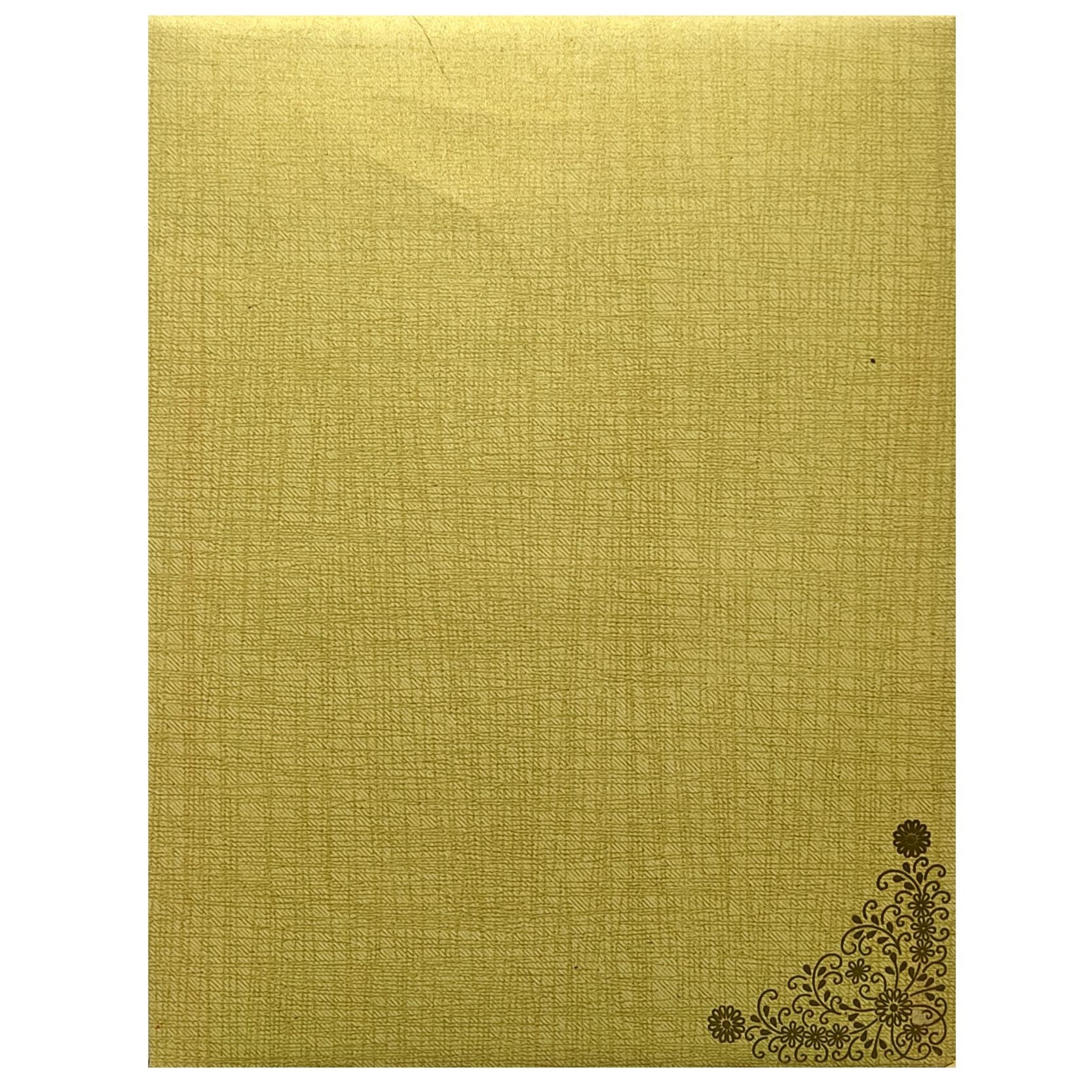 Gold Jumbo Metallic Balaji Padmavathi Design With Square Ganesha-KNK50133