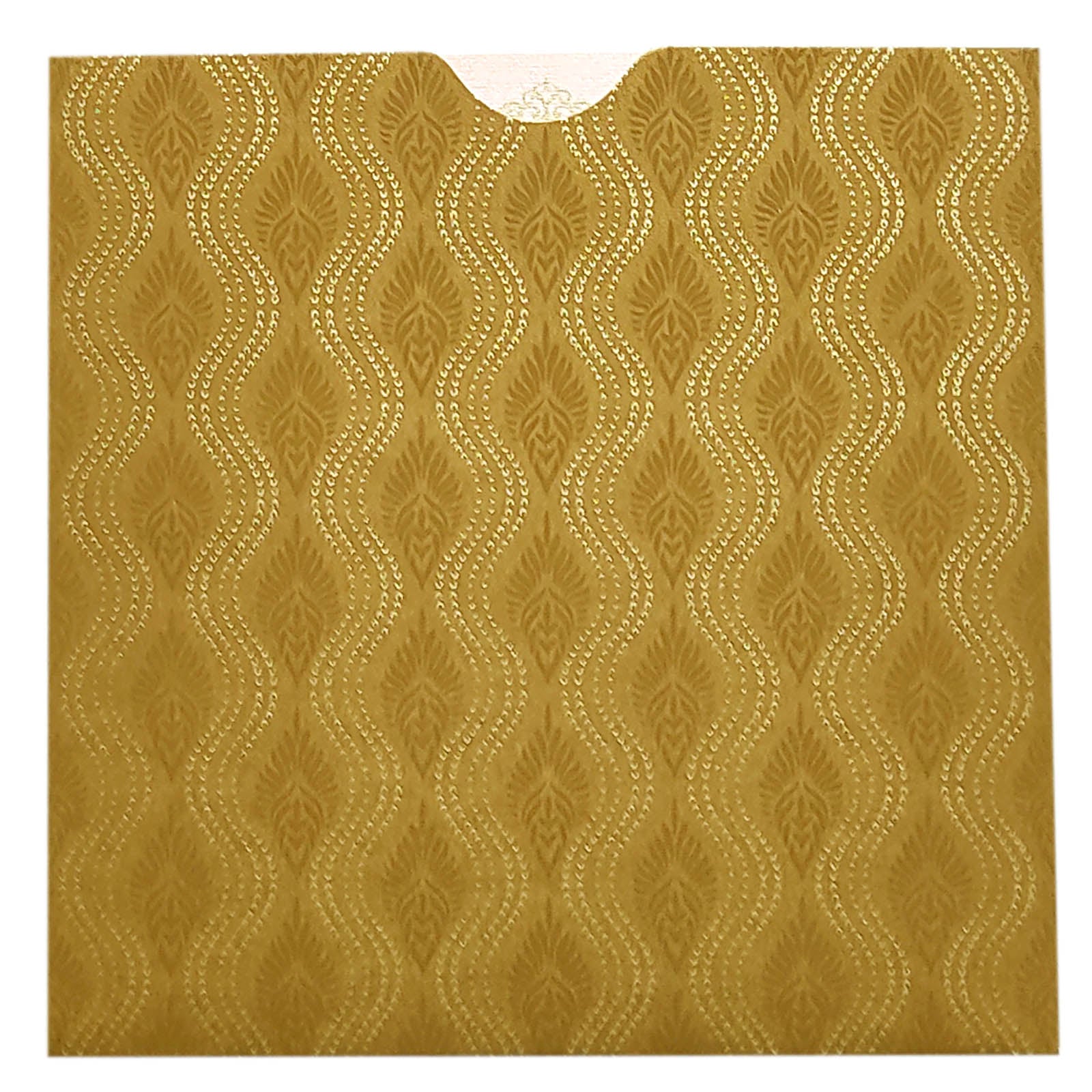 Brown Pattern Design Invitation Card-KRC29242