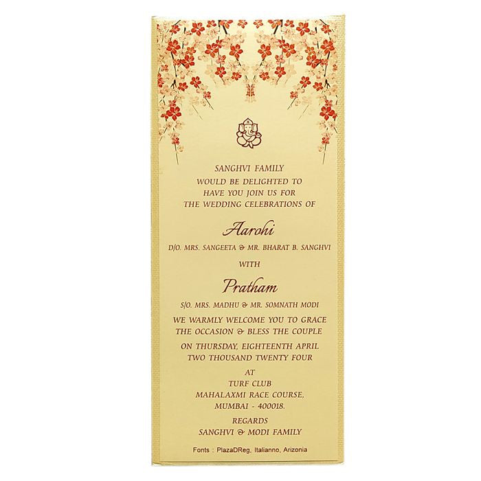 Invitation Card - KRCS6270-King of Cards