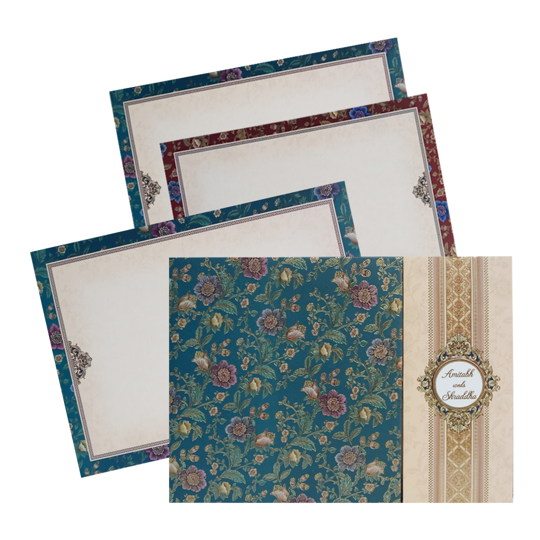 Make your event special with our exclusive Dark Green Door Type Box Wedding Card. Shop now! ?WhatsApp Support ?Express Delivery.