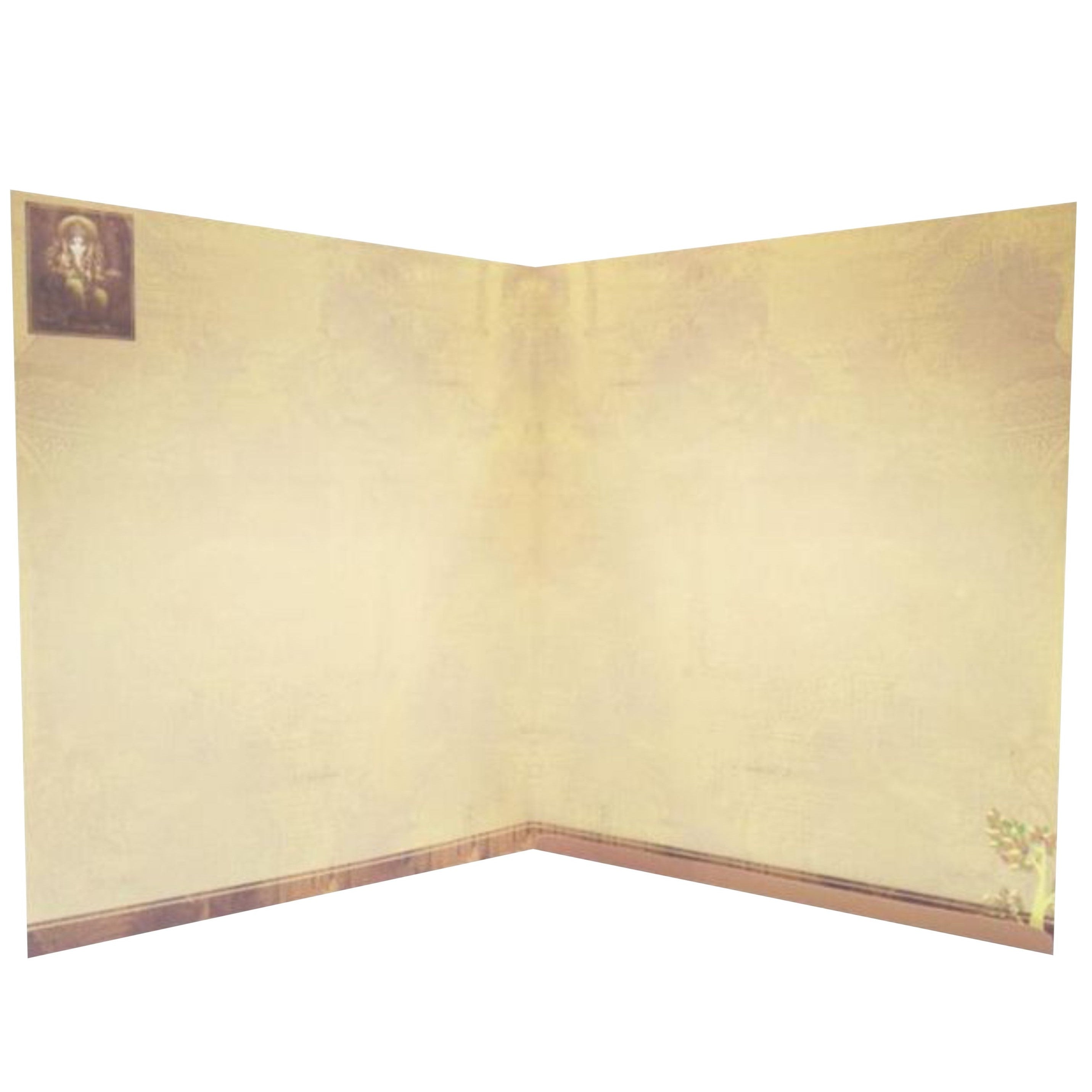 Sandal Shaded Offset With Ganesha And Elephant Background-KNKJ1084