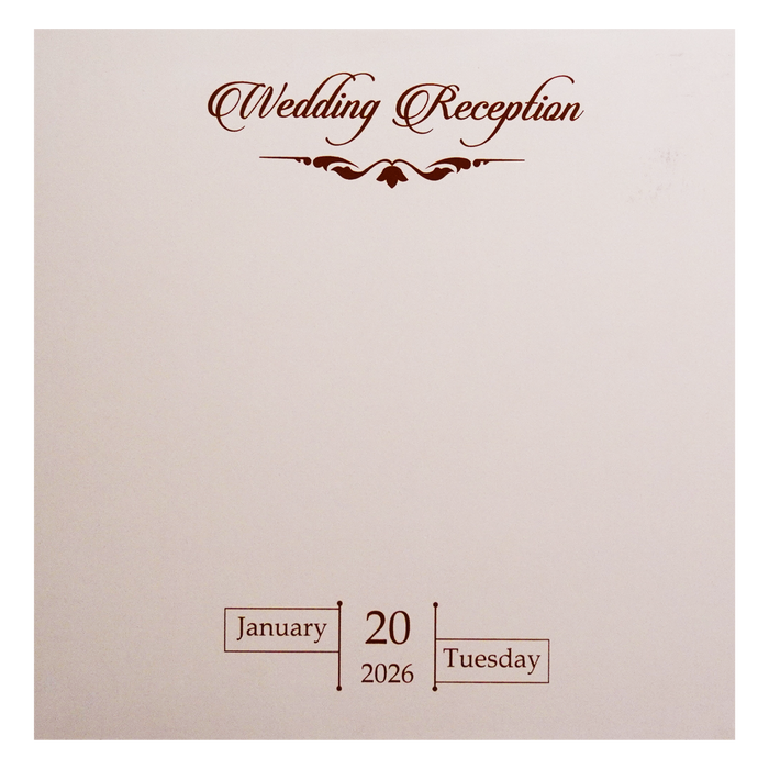 Pale Pink Wedding Invitation-King of Cards