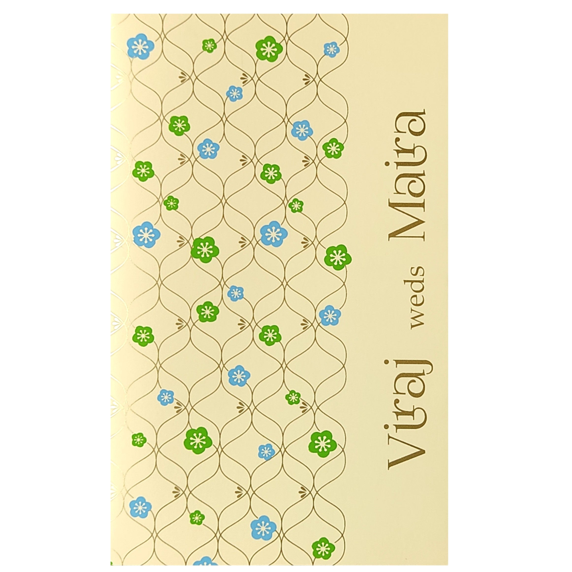 Light Pink Floral Invitation Card Design-KRC29881