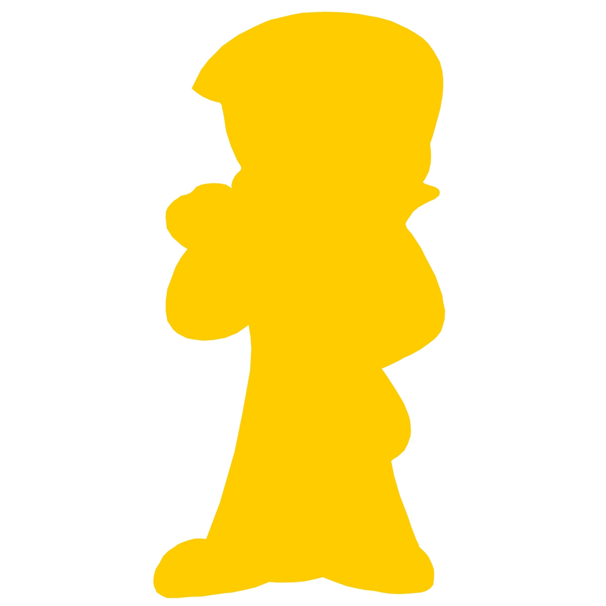 Yellow Chota Bheem Birthday Invitation Card-Knk6695