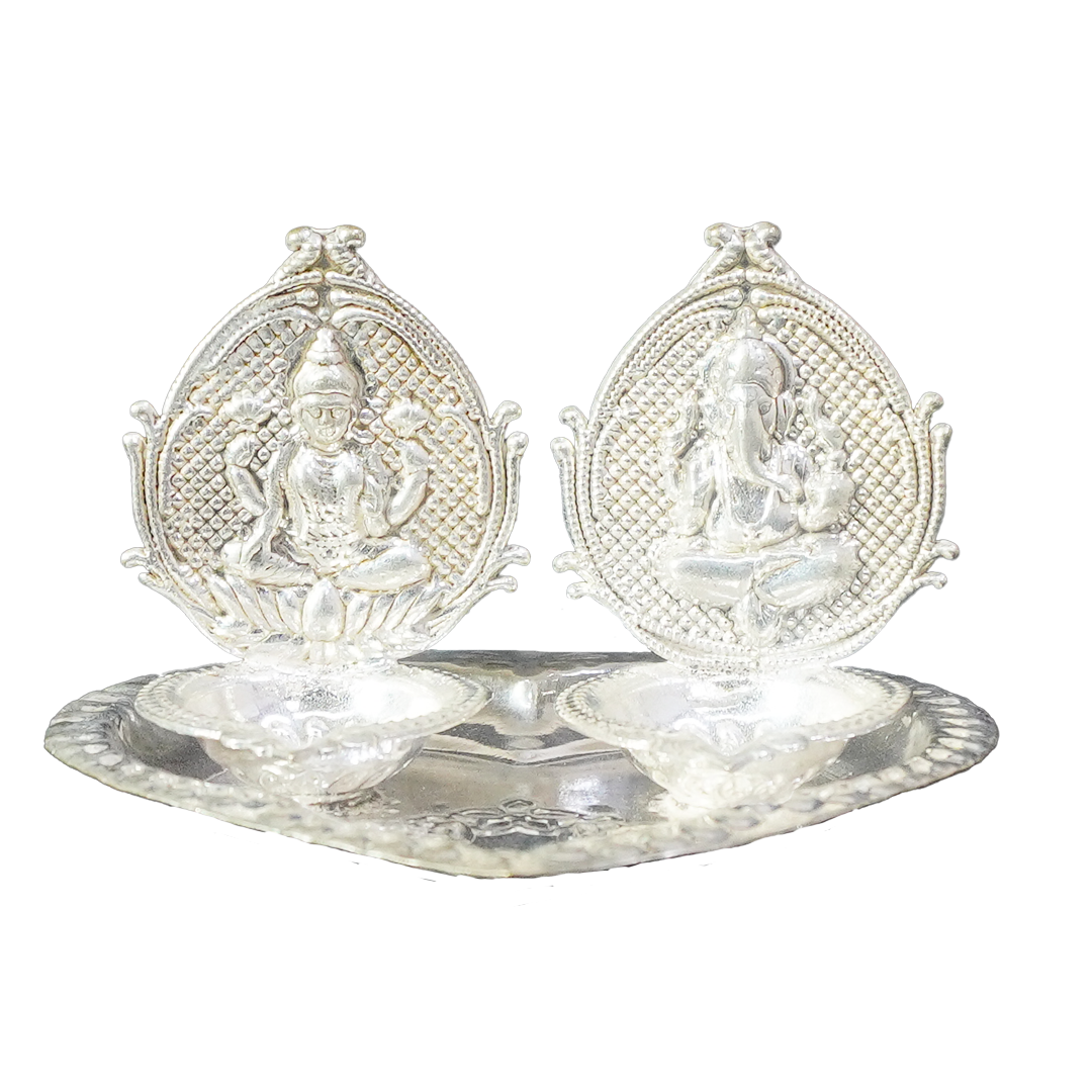 Check out German Silver Deepam Set at best price. ?WhatsApp Support ?Express Delivery