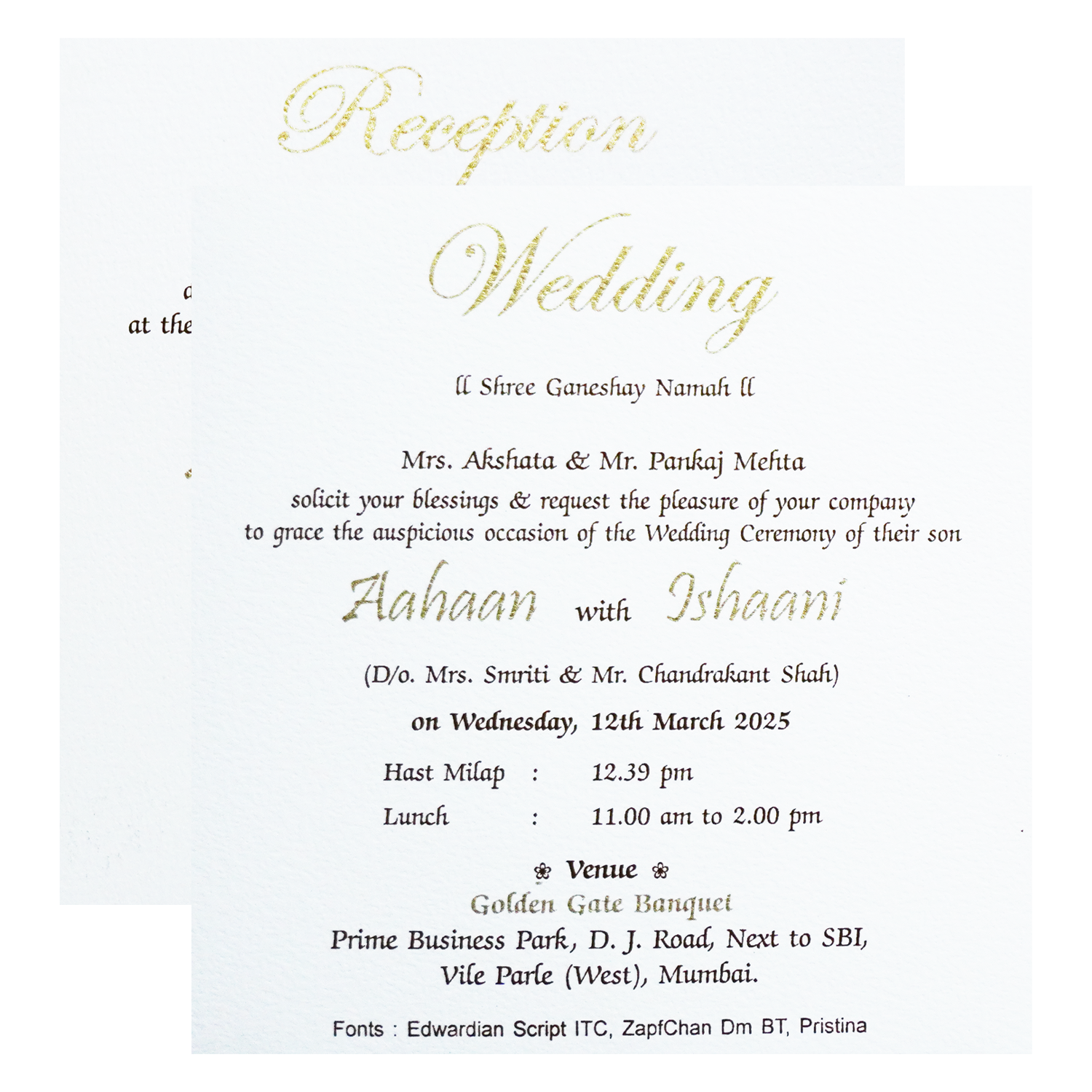White Elephant Theme Invitation-KRC30330