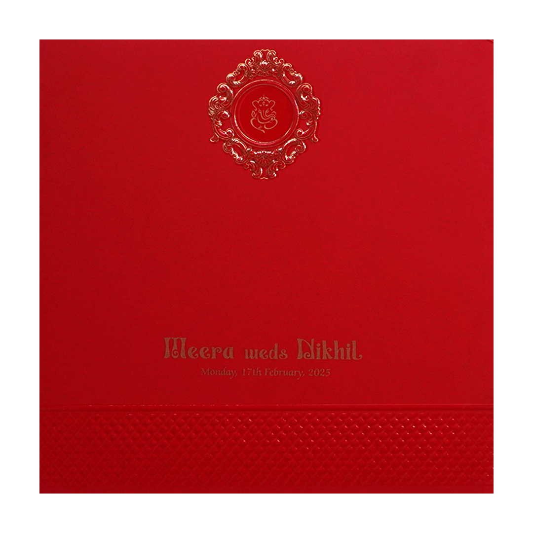Red MDF Marriage Card-KPR09190