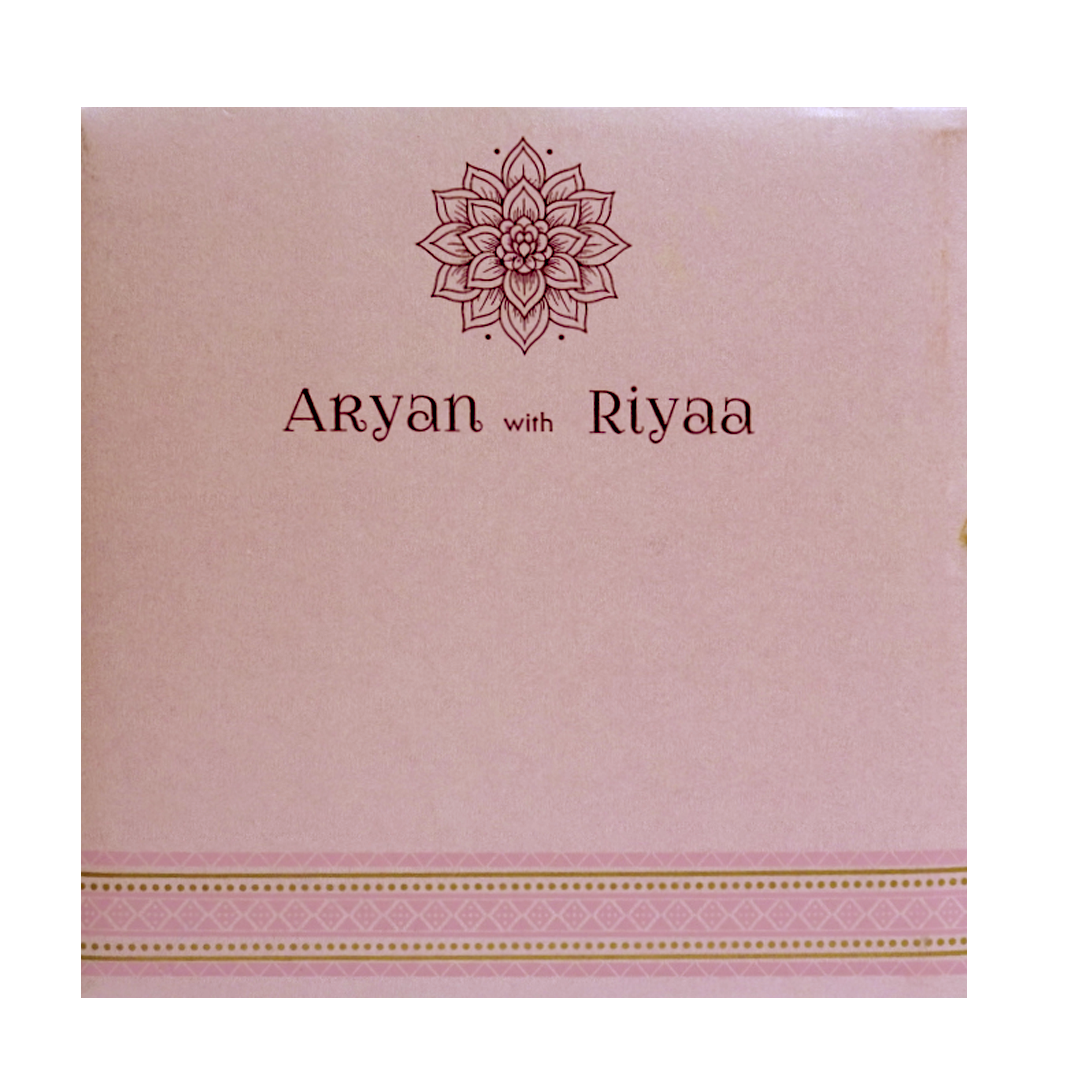 Pink Door Opening Invitation Card-KRC30112