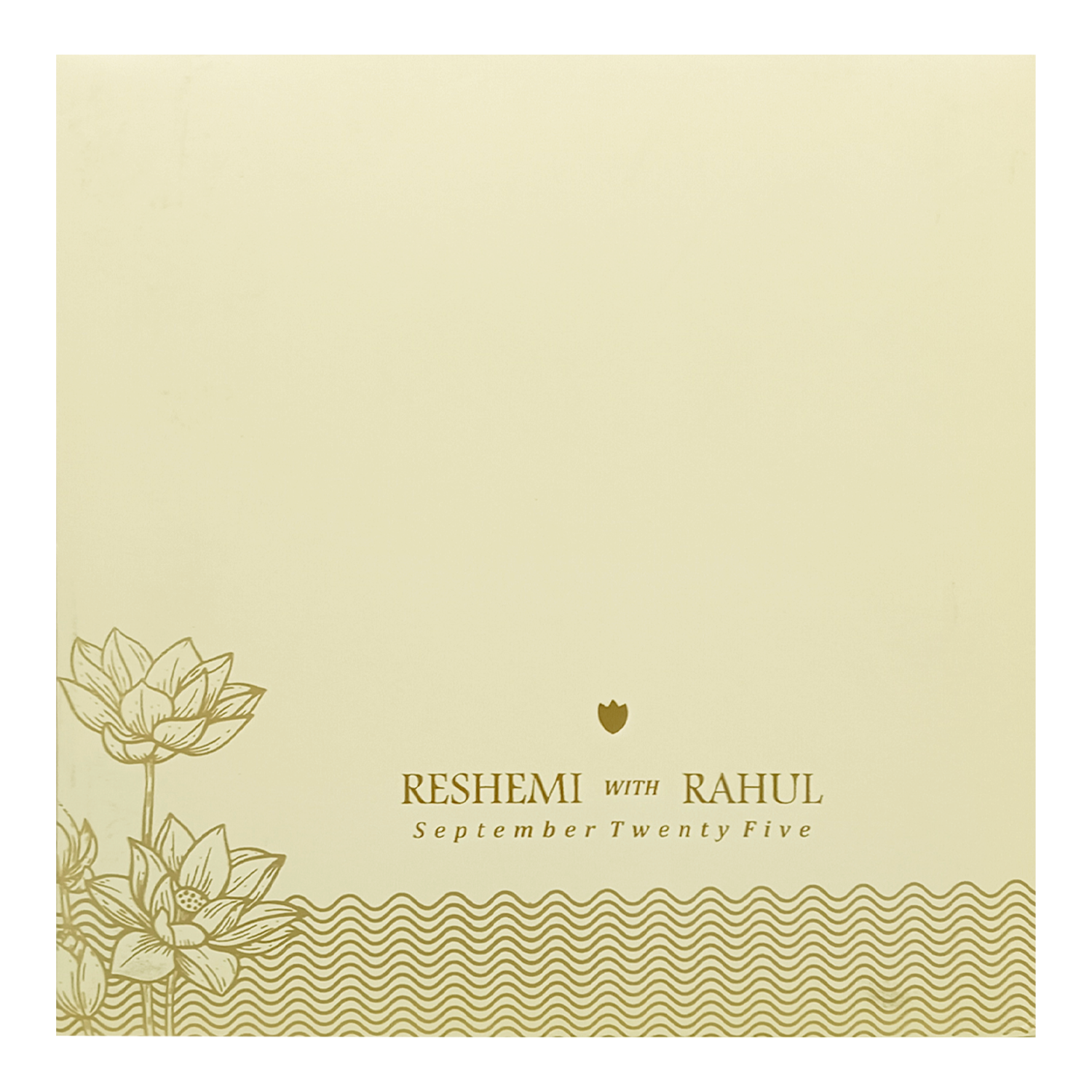 Lime Green Padded Wedding Card-KBM04420