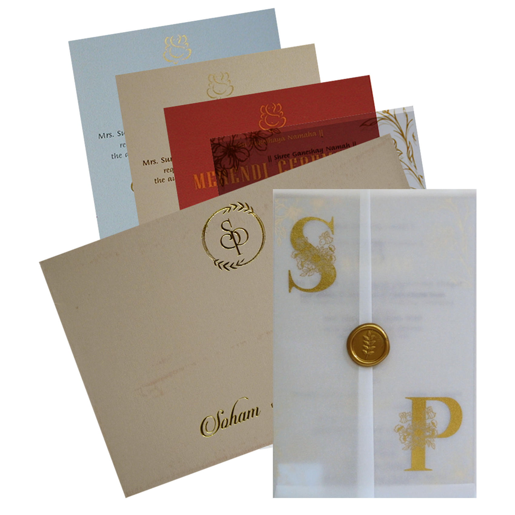 Make your event special with our exclusive Beige Tracing Sheet Invitation Card. Shop now! ?WhatsApp Support ?Express Delivery.