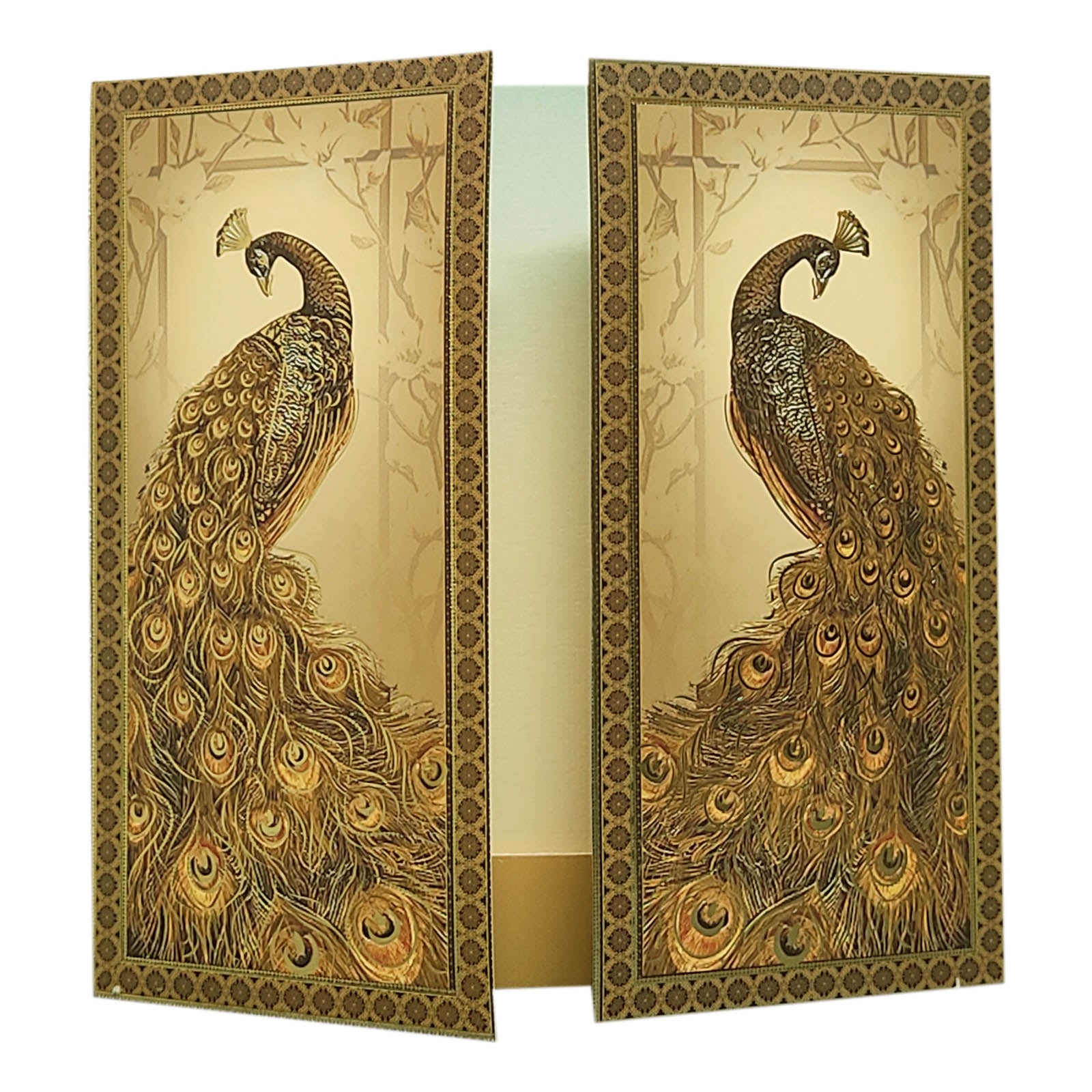 Brown Door Opening Invitation Card-Krc29590