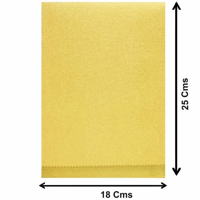 Gold Metallic Gold Foiling Lace Design With Square Ganesha-KNCM15GG-King of Cards