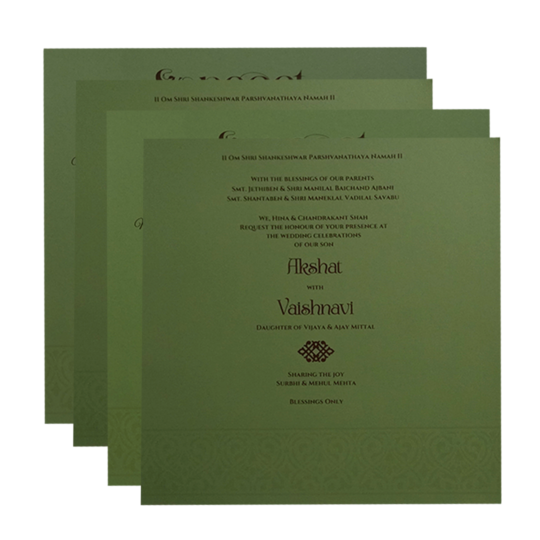 Oliver Green MDF Marriage Card-KPR09300