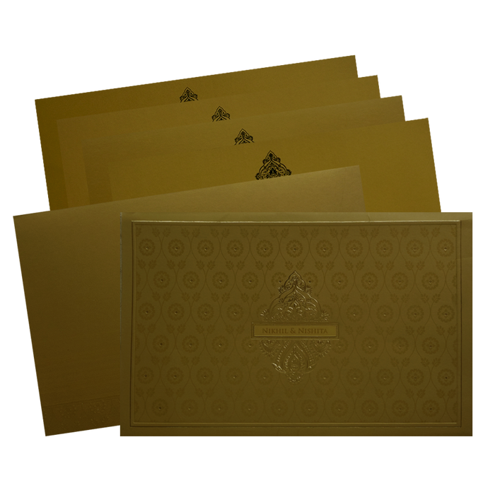 Golden Wedding Card-King of Cards