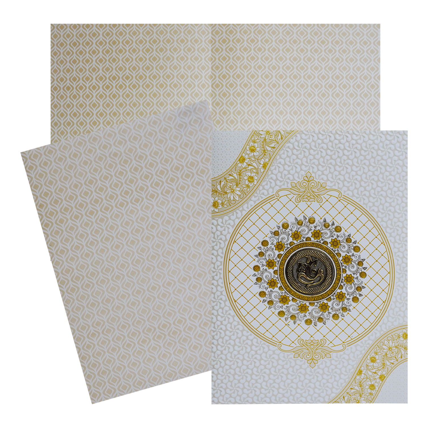 Celebrate in style with customized Light Orange Embossed Invitation Order now! ?WhatsApp Support ?Express Delivery.