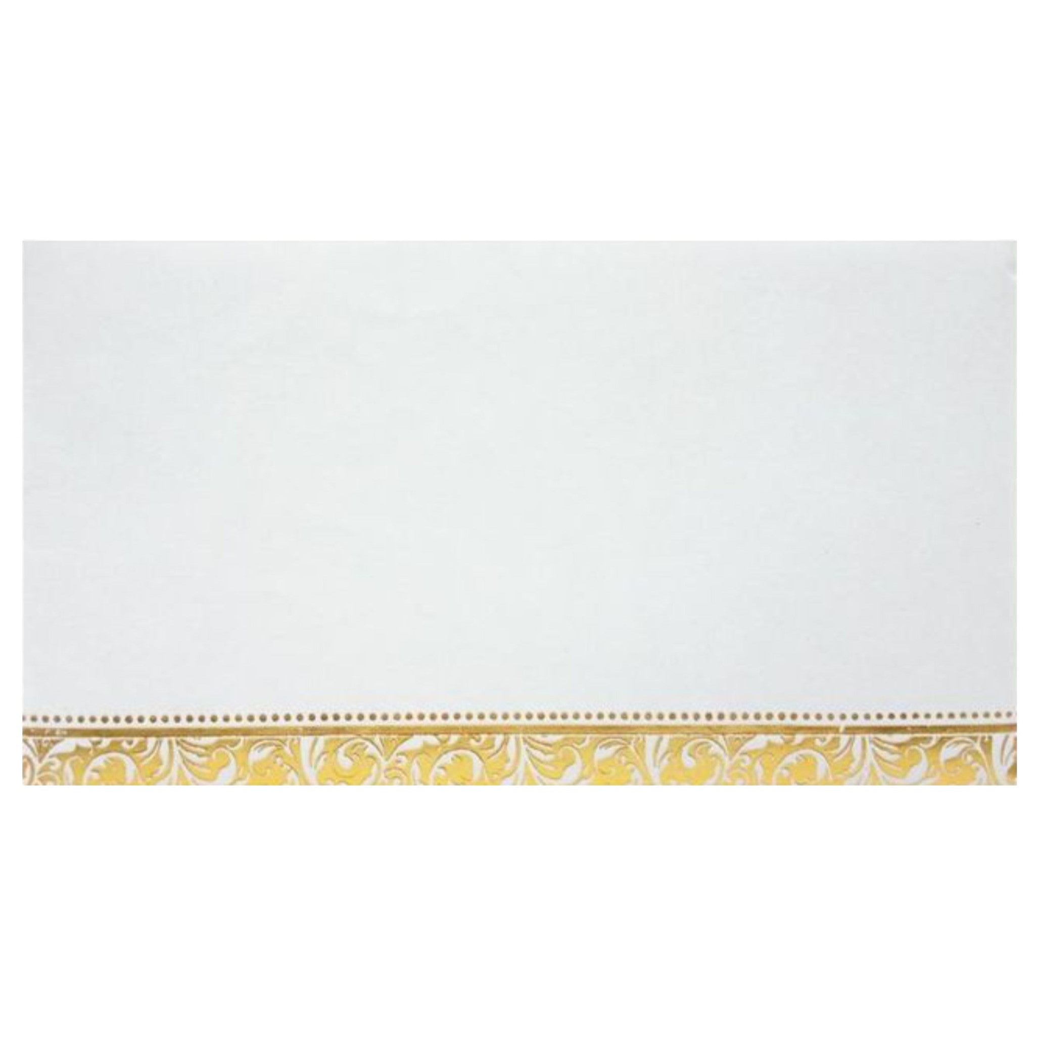 Magnificent Gold Foiling Design With Brown Shading Personal Wedding Card - KNHM813C